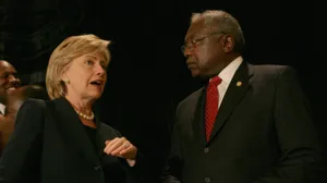Jim Clyburn With Hillary Clinton Wallpaper