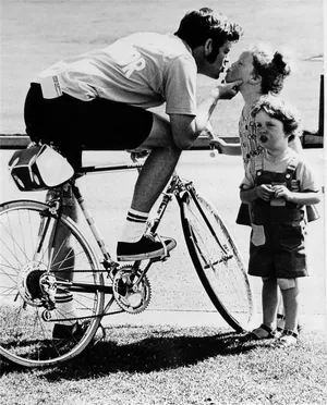 Jim Mcdermott Kissing His Wife Wallpaper