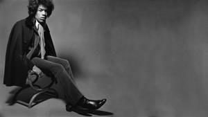 Jimi Hendrix In Formal Attire Wallpaper