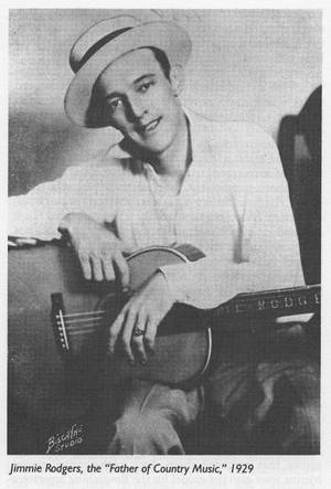 Jimmie Rodgers Biographical Portrait Wallpaper