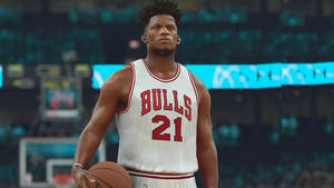 Jimmy Butler Game Character Wallpaper