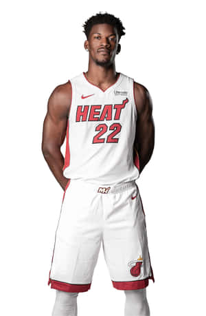 Jimmy Butler Miami Heat22 Jersey Pose Wallpaper