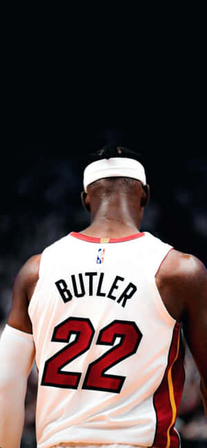 Jimmy Butler22 Miami Heat Jersey Back Wallpaper