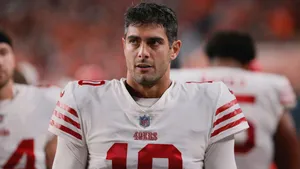 Jimmy Garoppolo In Action Wallpaper