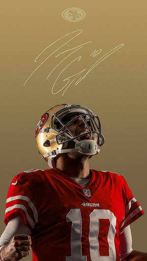 Jimmy Garoppolo Of The San Francisco 49ers Wallpaper