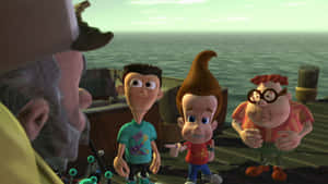 Jimmy Neutron Boy Genius With Fisherman Wallpaper