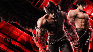 Jin Kazama Normal And Devil Form Wallpaper