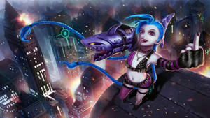 Jinx Cool League Of Legends Wallpaper