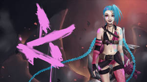 Jinx Digital Art Wallpaper