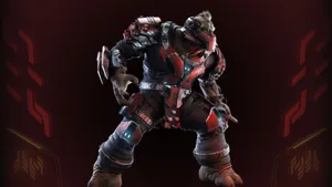 Jiralhanae Warrior Posing Mightily In Battle Wallpaper