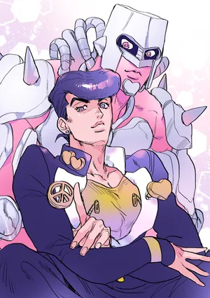 Jo Jo Diamond Unbreakable Characterand Stand Wallpaper
