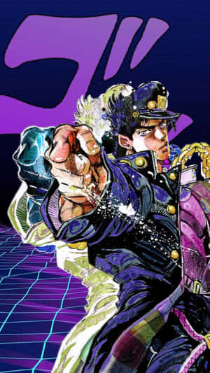 Jo Jos Bizarre Adventure Character Pose Wallpaper