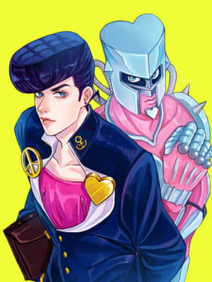 Jo Jos Bizarre Adventure Duo Artwork Wallpaper