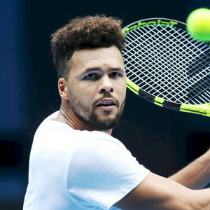 Jo-wilfried Tsonga Serious Expression Wallpaper