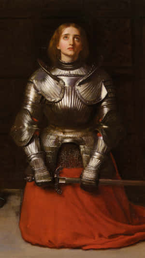 Joan Of Arc In Armor Wallpaper