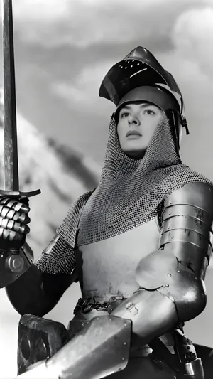 Joan Of Arc In Armor Wallpaper