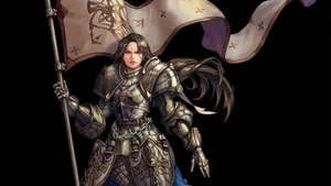 Joan Of Arc In Armor Wallpaper