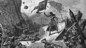 Joan Of Arc Leading Battle Wallpaper