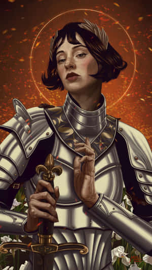 Joan Of Arc Portrait Wallpaper