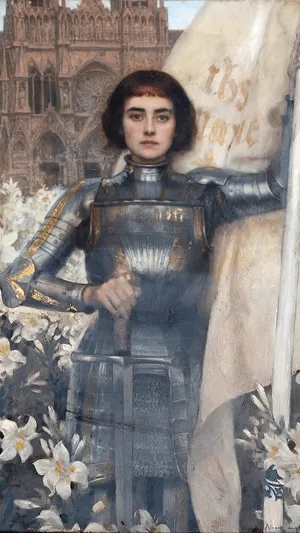 Joan Of Arc Portrait Wallpaper