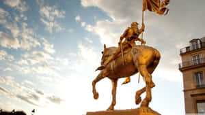 Joan Of Arc Statue Wallpaper