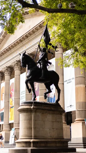 Joan Of Arc Statue Wallpaper