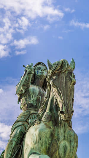 Joan Of Arc Statue Wallpaper