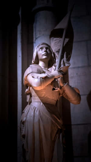 Joan Of Arc Statue Wallpaper