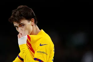 Joao Felix Thoughtful Moment During Match Wallpaper