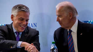 Joe Biden And Jon Huntsman Wallpaper