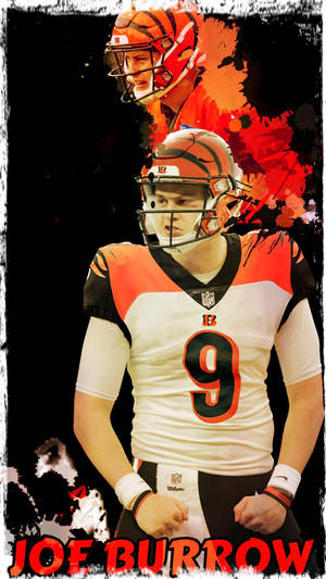 Joe Burrow Bengals Art Wallpaper