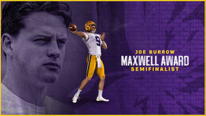 Joe Burrow Maxwell Award Wallpaper