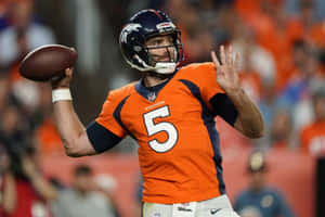 Joe Flacco Quarterback Action Broncos Wallpaper