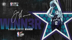 Joe Harris 3-point Winner Poster Wallpaper