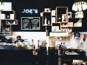 Joe’s Coffee Shop Wallpaper