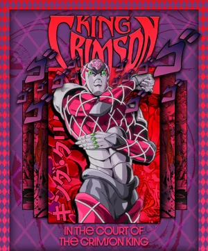 Joestar Family's Greatest Enemy: King Crimson Wallpaper