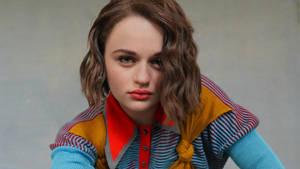 Joey King Vibrant Photo Wallpaper