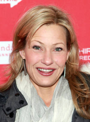 Joey Lauren Adams Attending Creative Coalition Luncheon Wallpaper