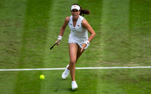 Johanna Konta Green Grass Court Wallpaper