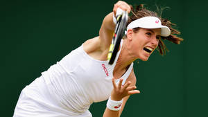 Johanna Konta Intense Tennis Play Wallpaper