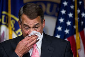 John Boehner Blowing His Nose Wallpaper