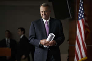 John Boehner Holding Papers Wallpaper