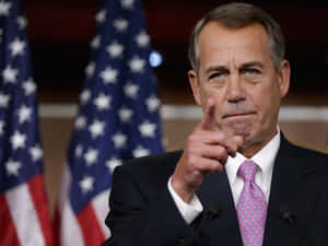 John Boehner Speaking Expressively Wallpaper