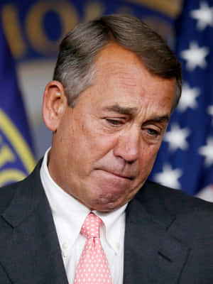 John Boehner Upset Portrait Wallpaper