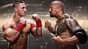 John Cena And The Rock Wallpaper