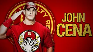 John Cena In Red Wallpaper