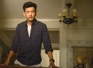 John Cho Posing Confidently For A Portrait Wallpaper