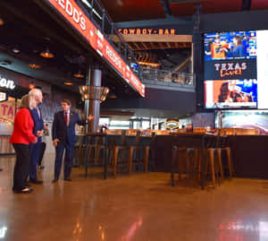 John Cornyn Being Toured At A Bar Wallpaper