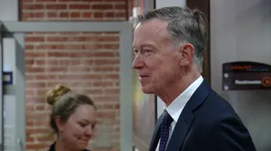 John Hickenlooper In A Dark Blue Suit Wallpaper
