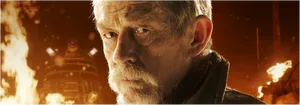 John Hurt Fire Burning Background Wallpaper